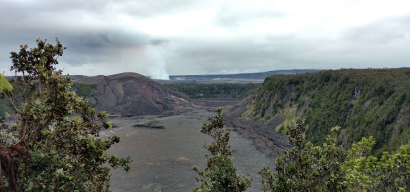 Kilauea Iki Crater in Hawaii Volcanoes National Park